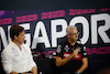 GP SINGAPORE, (L to R): Toto Wolff (GER) Mercedes AMG F1 Shareholder e Executive Director e Alessandro Alunni Bravi (ITA) Alfa Romeo F1 Team Managing Director e Team Representative in the FIA Press Conference.
15.09.2023. Formula 1 World Championship, Rd 16, Singapore Grand Prix, Marina Bay Street Circuit, Singapore, Practice Day.
- www.xpbimages.com, EMail: requests@xpbimages.com © Copyright: XPB Images