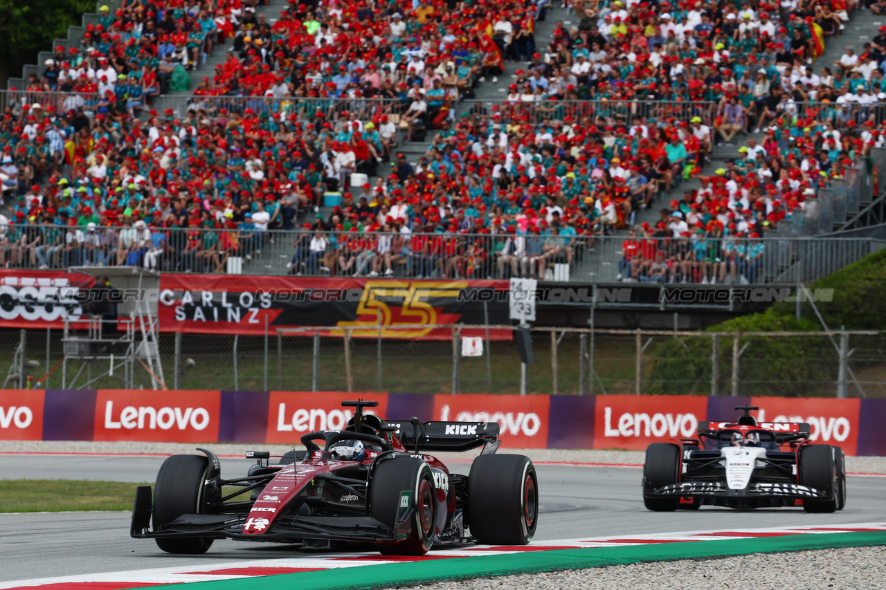 GP SPAGNA, Valtteri Bottas (FIN) Alfa Romeo F1 Team C43.

04.06.2023. Formula 1 World Championship, Rd 8, Spanish Grand Prix, Barcelona, Spain, Gara Day.

- www.xpbimages.com, EMail: requests@xpbimages.com ¬© Copyright: Batchelor / XPB Images