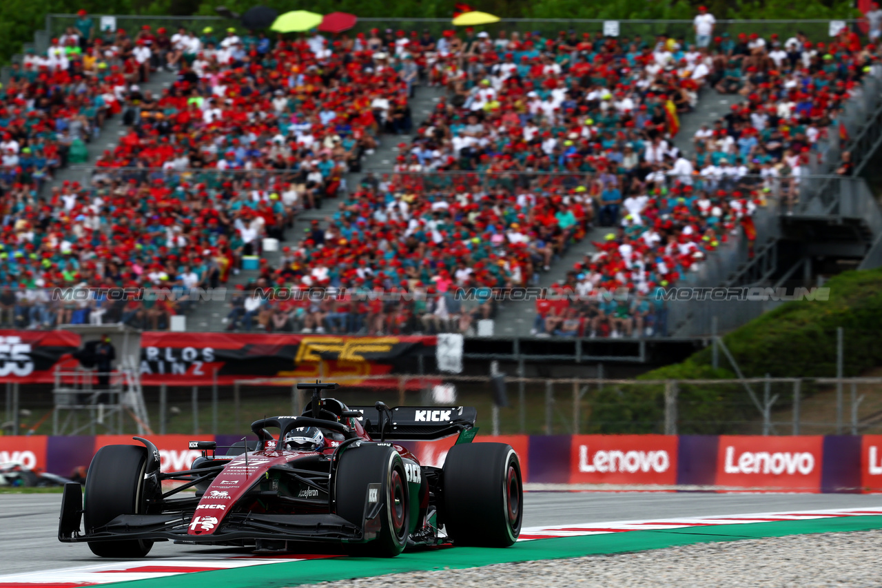 GP SPAGNA, Valtteri Bottas (FIN) Alfa Romeo F1 Team C43.

04.06.2023. Formula 1 World Championship, Rd 8, Spanish Grand Prix, Barcelona, Spain, Gara Day.

- www.xpbimages.com, EMail: requests@xpbimages.com ¬© Copyright: Batchelor / XPB Images