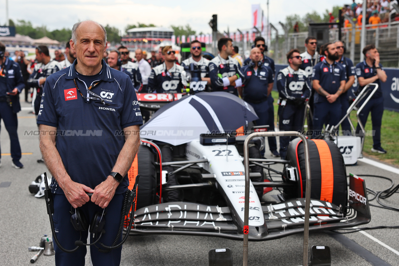 GP SPAGNA, Franz Tost (AUT) AlphaTauri Team Principal on the grid.

04.06.2023. Formula 1 World Championship, Rd 8, Spanish Grand Prix, Barcelona, Spain, Gara Day.

- www.xpbimages.com, EMail: requests@xpbimages.com ¬© Copyright: Batchelor / XPB Images