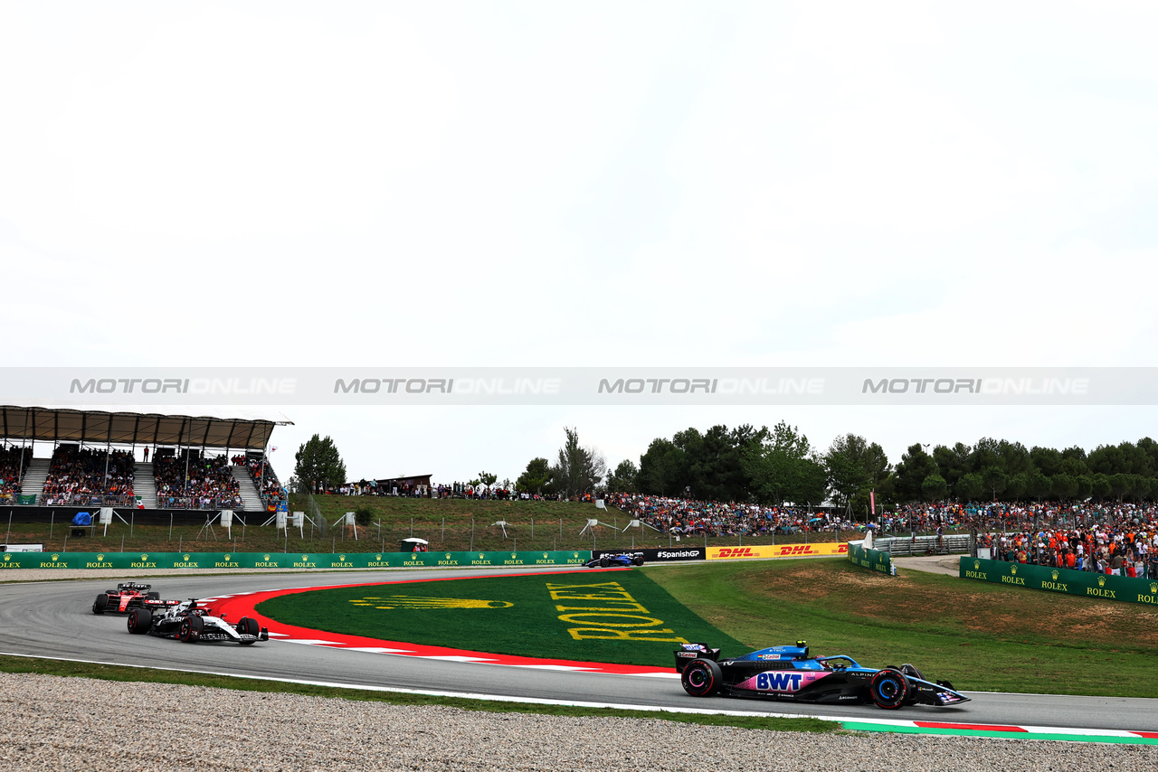 GP SPAGNA, Pierre Gasly (FRA) Alpine F1 Team A523.

04.06.2023. Formula 1 World Championship, Rd 8, Spanish Grand Prix, Barcelona, Spain, Gara Day.

- www.xpbimages.com, EMail: requests@xpbimages.com ¬© Copyright: Charniaux / XPB Images