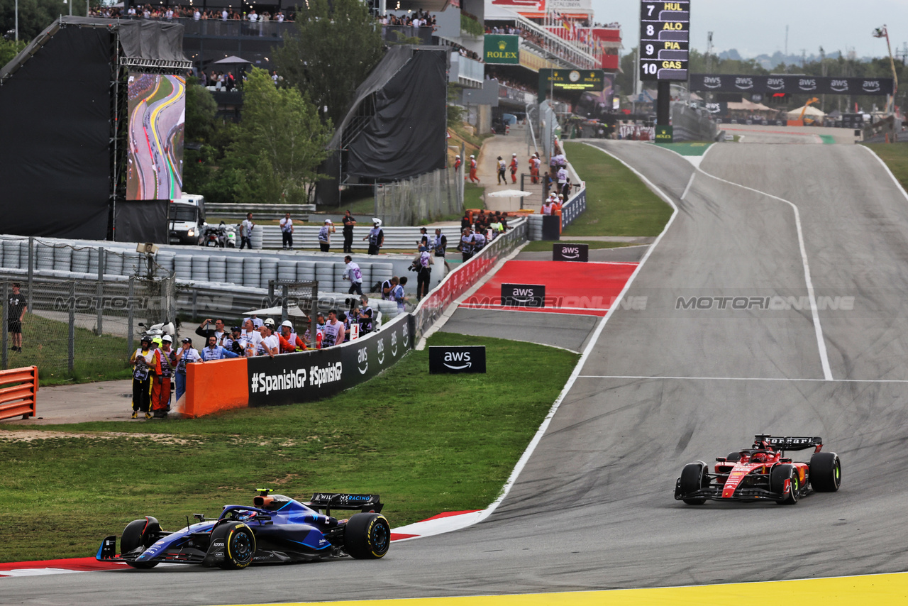 GP SPAGNA, Logan Sargeant (USA) Williams Racing FW45.

04.06.2023. Formula 1 World Championship, Rd 8, Spanish Grand Prix, Barcelona, Spain, Gara Day.

- www.xpbimages.com, EMail: requests@xpbimages.com ¬© Copyright: Bearne / XPB Images