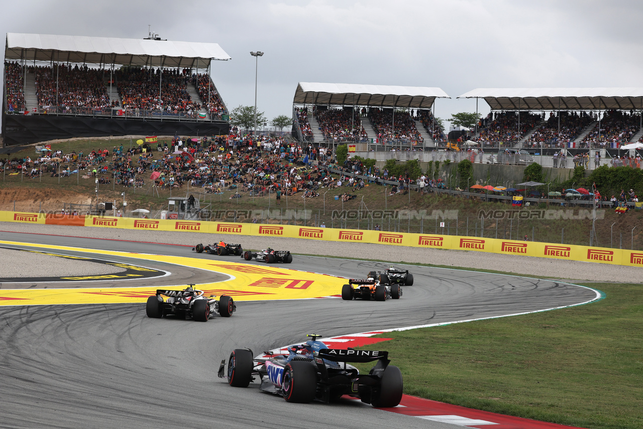 GP SPAGNA, Pierre Gasly (FRA) Alpine F1 Team A523.

04.06.2023. Formula 1 World Championship, Rd 8, Spanish Grand Prix, Barcelona, Spain, Gara Day.

- www.xpbimages.com, EMail: requests@xpbimages.com ¬© Copyright: Bearne / XPB Images