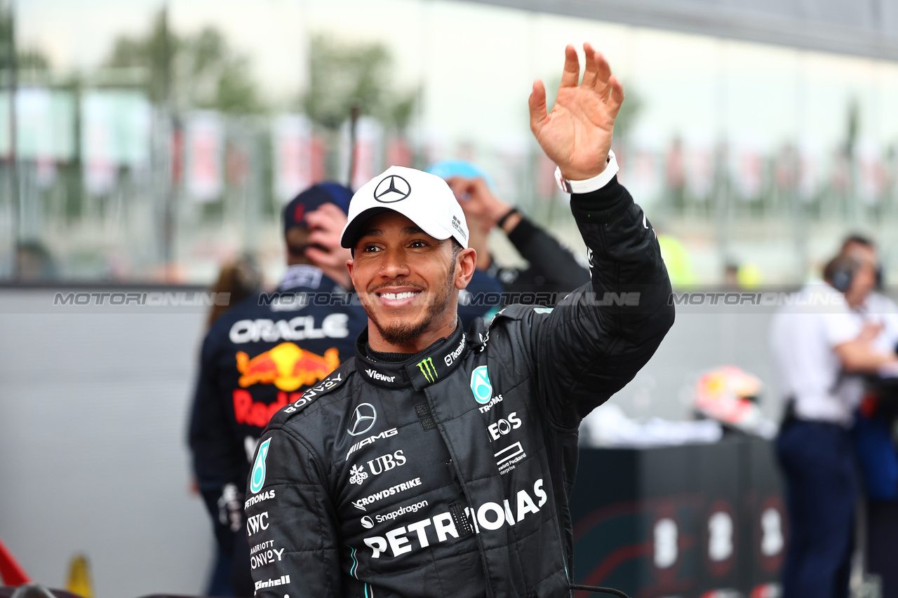 GP SPAGNA, 2nd place Lewis Hamilton (GBR) Mercedes AMG F1.
04.06.2023. Formula 1 World Championship, Rd 8, Spanish Grand Prix, Barcelona, Spain, Gara Day.
- www.xpbimages.com, EMail: requests@xpbimages.com ¬© Copyright: Batchelor / XPB Images