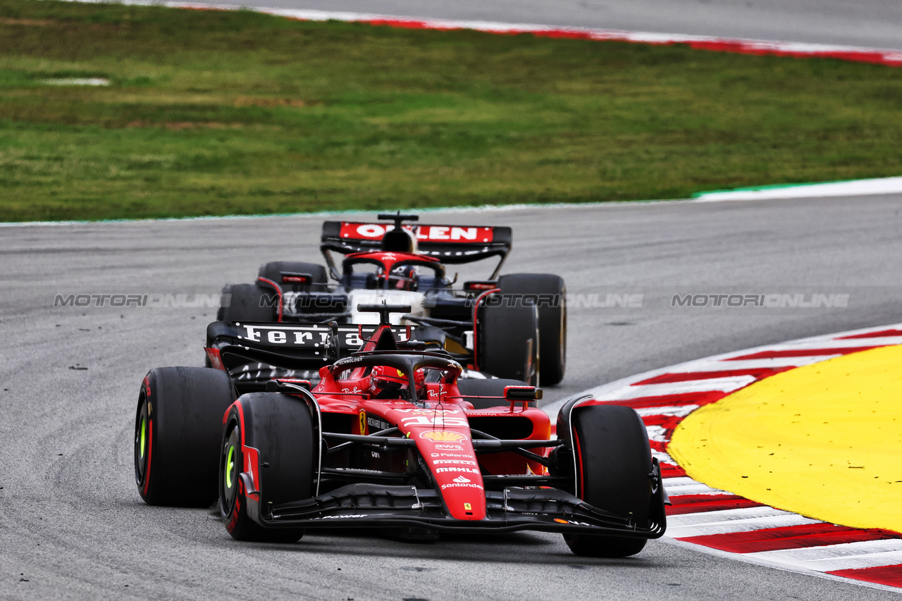 GP SPAGNA, Charles Leclerc (MON) Ferrari SF-23.

04.06.2023. Formula 1 World Championship, Rd 8, Spanish Grand Prix, Barcelona, Spain, Gara Day.

 - www.xpbimages.com, EMail: requests@xpbimages.com ¬© Copyright: Coates / XPB Images