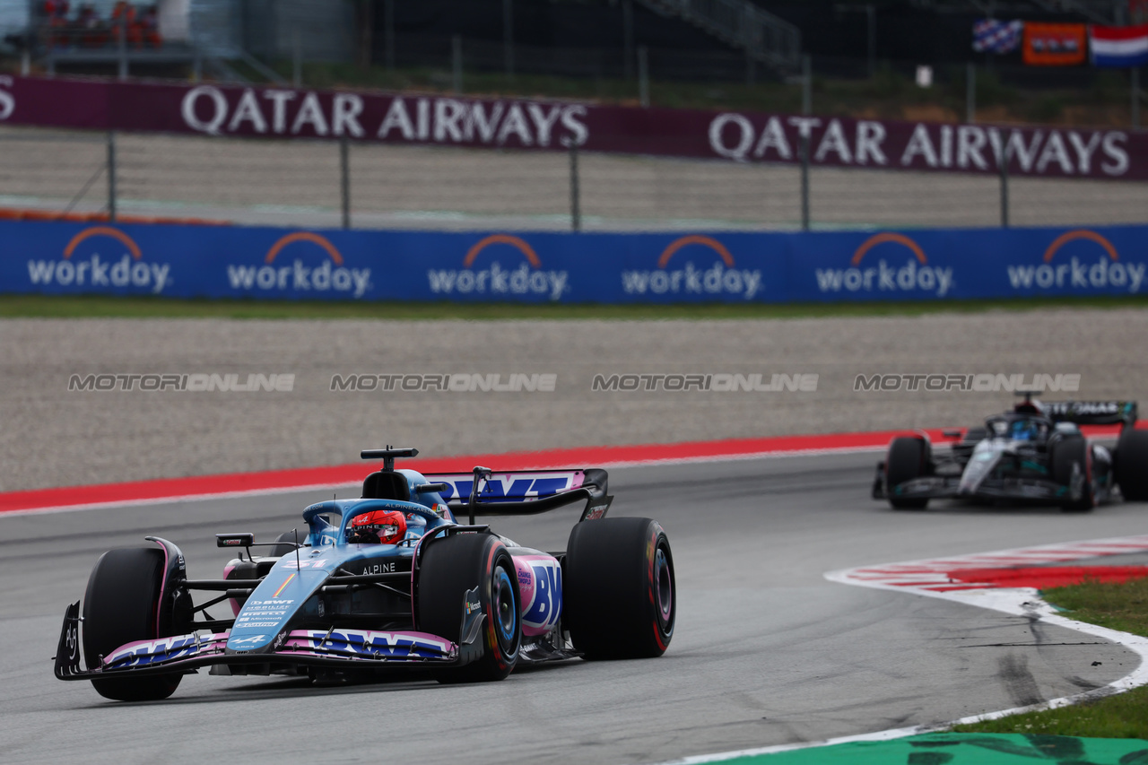 GP SPAGNA, Esteban Ocon (FRA) Alpine F1 Team A523.

04.06.2023. Formula 1 World Championship, Rd 8, Spanish Grand Prix, Barcelona, Spain, Gara Day.

- www.xpbimages.com, EMail: requests@xpbimages.com ¬© Copyright: Batchelor / XPB Images