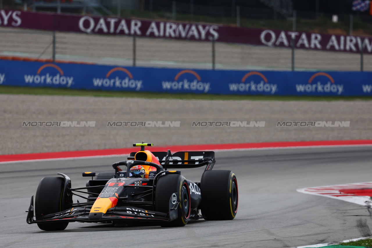 GP SPAGNA, Sergio Perez (MEX) Red Bull Racing RB19.

04.06.2023. Formula 1 World Championship, Rd 8, Spanish Grand Prix, Barcelona, Spain, Gara Day.

- www.xpbimages.com, EMail: requests@xpbimages.com ¬© Copyright: Batchelor / XPB Images