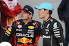 GP SPAGNA, (L to R): Max Verstappen (NLD) Red Bull Racing with George Russell (GBR) Mercedes AMG F1 in parc ferme.
04.06.2023. Formula 1 World Championship, Rd 8, Spanish Grand Prix, Barcelona, Spain, Gara Day.
- www.xpbimages.com, EMail: requests@xpbimages.com ¬© Copyright: Bearne / XPB Images