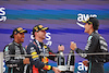 GP SPAGNA, The podium (L to R): Lewis Hamilton (GBR) Mercedes AMG F1, second; Max Verstappen (NLD) Red Bull Racing, vincitore; George Russell (GBR) Mercedes AMG F1, third.
04.06.2023. Formula 1 World Championship, Rd 8, Spanish Grand Prix, Barcelona, Spain, Gara Day.
- www.xpbimages.com, EMail: requests@xpbimages.com ¬© Copyright: Bearne / XPB Images