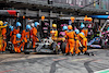 GP SPAGNA, Oscar Piastri (AUS) McLaren MCL60 makes a pit stop.
04.06.2023. Formula 1 World Championship, Rd 8, Spanish Grand Prix, Barcelona, Spain, Gara Day.
- www.xpbimages.com, EMail: requests@xpbimages.com ¬© Copyright: Bearne / XPB Images