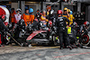 GP SPAGNA, Valtteri Bottas (FIN) Alfa Romeo F1 Team C43 makes a pit stop.
04.06.2023. Formula 1 World Championship, Rd 8, Spanish Grand Prix, Barcelona, Spain, Gara Day.
- www.xpbimages.com, EMail: requests@xpbimages.com ¬© Copyright: Bearne / XPB Images