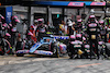 GP SPAGNA, Pierre Gasly (FRA) Alpine F1 Team A523 makes a pit stop.
04.06.2023. Formula 1 World Championship, Rd 8, Spanish Grand Prix, Barcelona, Spain, Gara Day.
- www.xpbimages.com, EMail: requests@xpbimages.com ¬© Copyright: Bearne / XPB Images