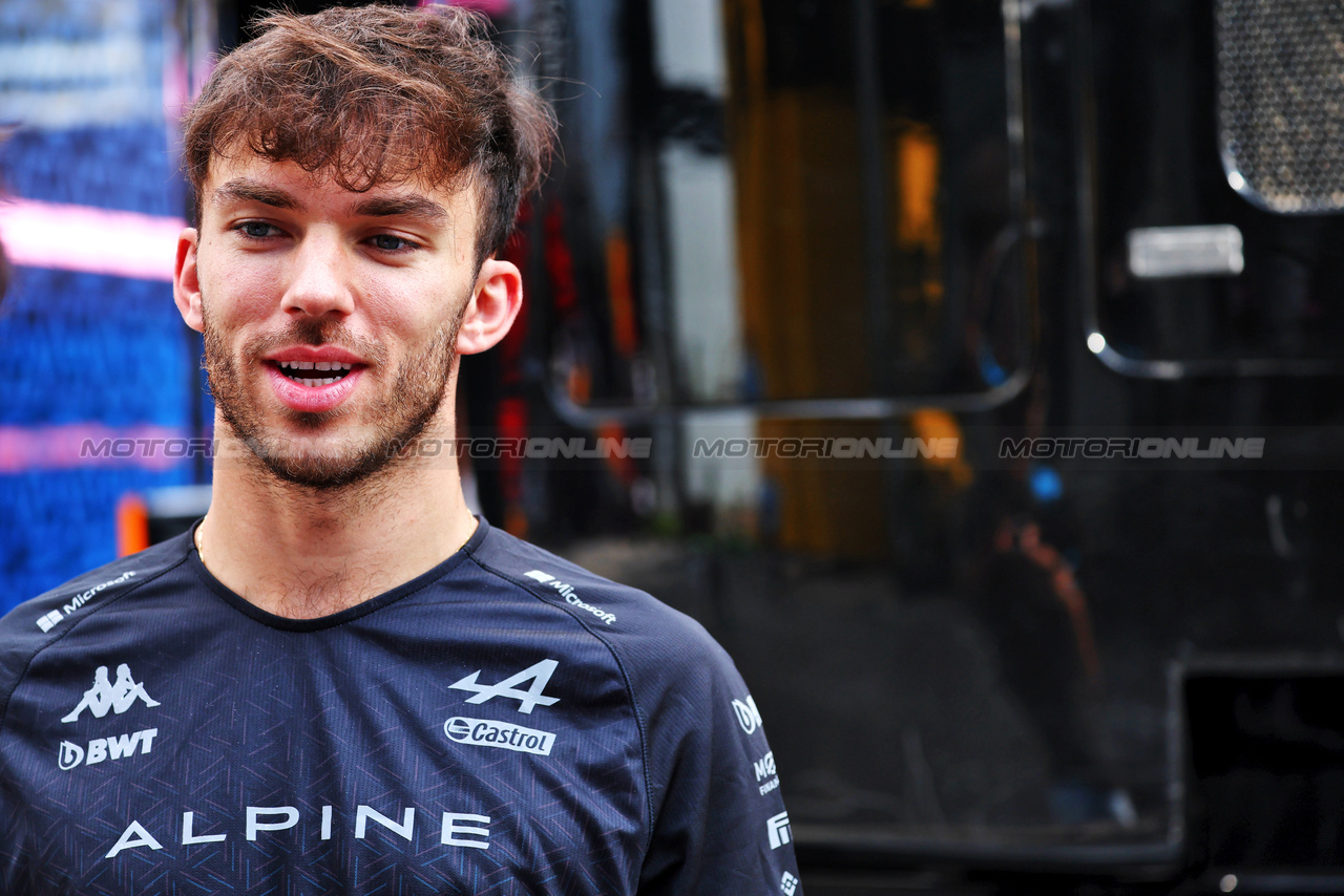 GP SPAGNA, Pierre Gasly (FRA) Alpine F1 Team.

01.06.2023. Formula 1 World Championship, Rd 8, Spanish Grand Prix, Barcelona, Spain, Preparation Day.

- www.xpbimages.com, EMail: requests@xpbimages.com ¬© Copyright: Batchelor / XPB Images