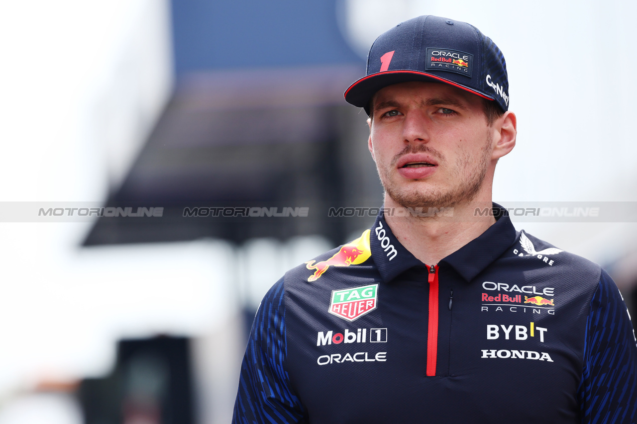 GP SPAGNA, Max Verstappen (NLD) Red Bull Racing.

01.06.2023. Formula 1 World Championship, Rd 8, Spanish Grand Prix, Barcelona, Spain, Preparation Day.

- www.xpbimages.com, EMail: requests@xpbimages.com ¬© Copyright: Batchelor / XPB Images