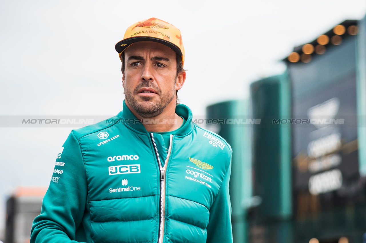 GP SPAGNA, Fernando Alonso (ESP) Aston Martin F1 Team.

01.06.2023. Formula 1 World Championship, Rd 8, Spanish Grand Prix, Barcelona, Spain, Preparation Day.

- www.xpbimages.com, EMail: requests@xpbimages.com ¬© Copyright: Bearne / XPB Images