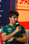 GP SPAGNA, Lance Stroll (CDN) Aston Martin F1 Team in the FIA Press Conference.
01.06.2023. Formula 1 World Championship, Rd 8, Spanish Grand Prix, Barcelona, Spain, Preparation Day.
- www.xpbimages.com, EMail: requests@xpbimages.com ¬© Copyright: XPB Images