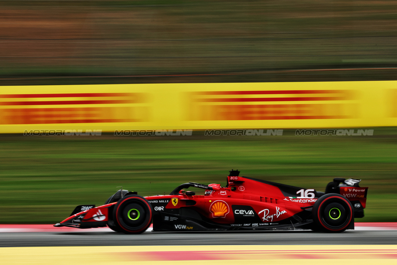 GP SPAGNA, Charles Leclerc (MON) Ferrari SF-23.

03.06.2023. Formula 1 World Championship, Rd 8, Spanish Grand Prix, Barcelona, Spain, Qualifiche Day.

- www.xpbimages.com, EMail: requests@xpbimages.com ¬© Copyright: Batchelor / XPB Images