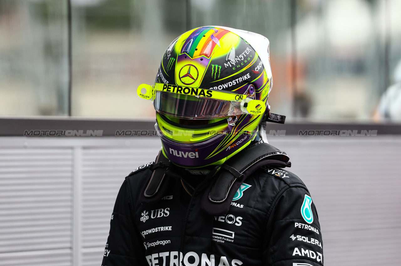 GP SPAGNA, Lewis Hamilton (GBR), Mercedes AMG F1  
03.06.2023. Formula 1 World Championship, Rd 8, Spanish Grand Prix, Barcelona, Spain, Qualifiche Day.
- www.xpbimages.com, EMail: requests@xpbimages.com ¬© Copyright: Charniaux / XPB Images