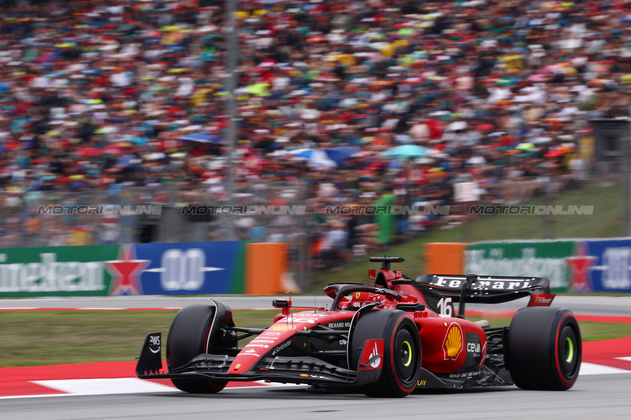 GP SPAGNA, Charles Leclerc (MON) Ferrari SF-23.

03.06.2023. Formula 1 World Championship, Rd 8, Spanish Grand Prix, Barcelona, Spain, Qualifiche Day.

 - www.xpbimages.com, EMail: requests@xpbimages.com ¬© Copyright: Coates / XPB Images