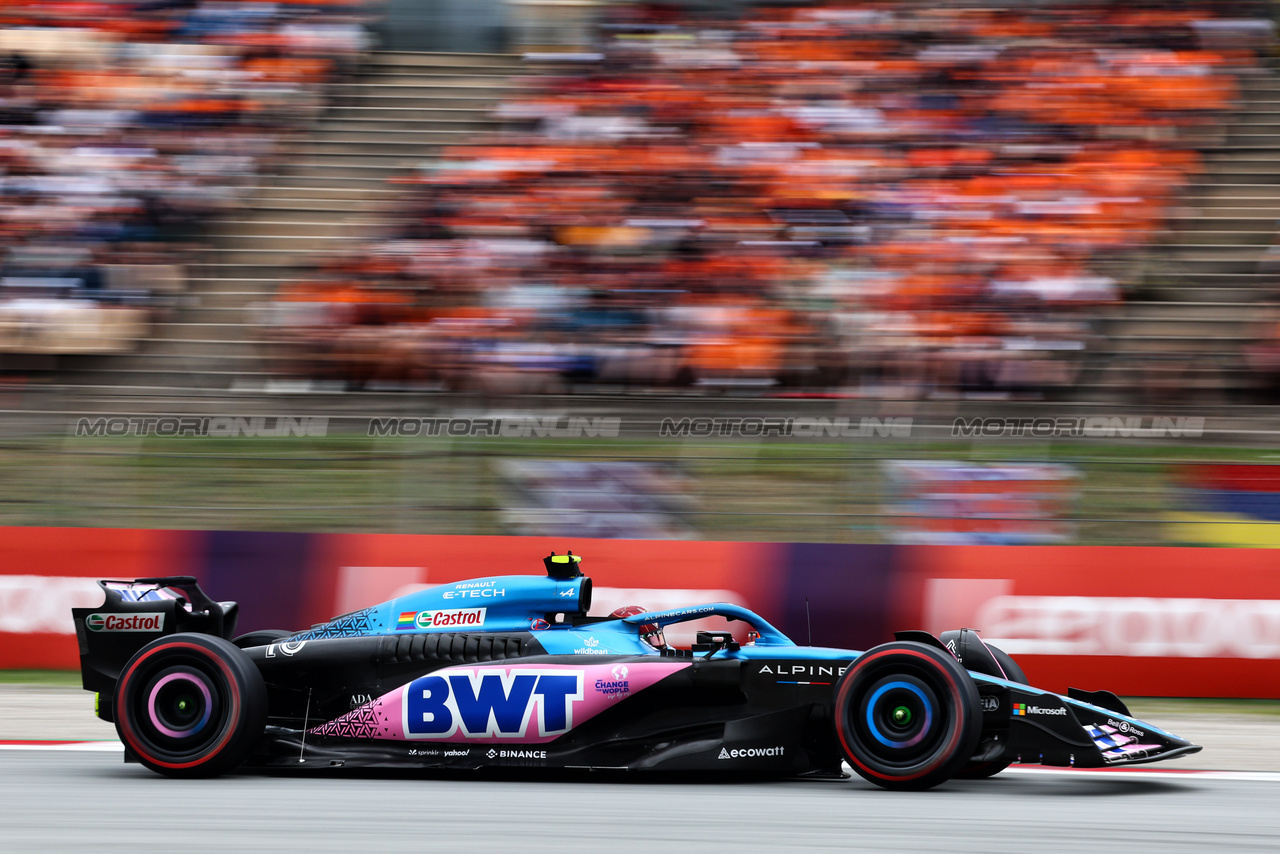 GP SPAGNA, Pierre Gasly (FRA) Alpine F1 Team A523.

03.06.2023. Formula 1 World Championship, Rd 8, Spanish Grand Prix, Barcelona, Spain, Qualifiche Day.

- www.xpbimages.com, EMail: requests@xpbimages.com ¬© Copyright: Batchelor / XPB Images