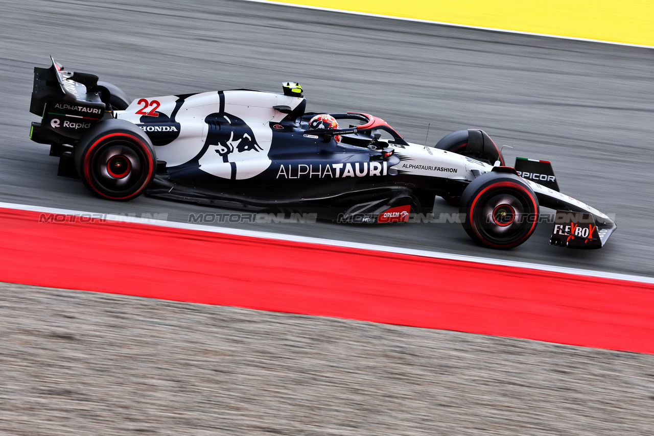 GP SPAGNA, Yuki Tsunoda (JPN) AlphaTauri AT04.

03.06.2023. Formula 1 World Championship, Rd 8, Spanish Grand Prix, Barcelona, Spain, Qualifiche Day.

- www.xpbimages.com, EMail: requests@xpbimages.com ¬© Copyright: Charniaux / XPB Images