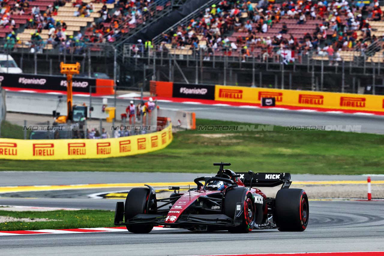 GP SPAGNA, Valtteri Bottas (FIN) Alfa Romeo F1 Team C43.

03.06.2023. Formula 1 World Championship, Rd 8, Spanish Grand Prix, Barcelona, Spain, Qualifiche Day.

- www.xpbimages.com, EMail: requests@xpbimages.com ¬© Copyright: Batchelor / XPB Images