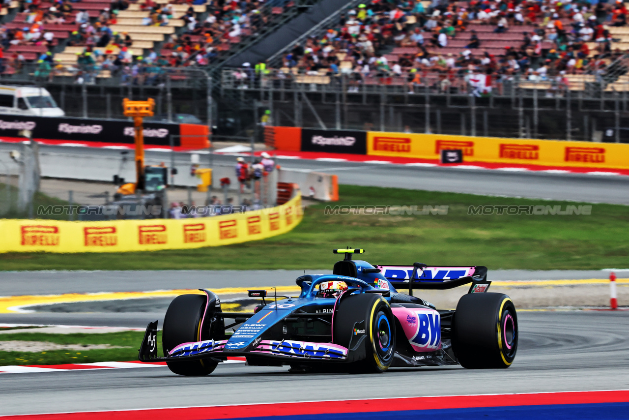 GP SPAGNA, Pierre Gasly (FRA) Alpine F1 Team A523.

03.06.2023. Formula 1 World Championship, Rd 8, Spanish Grand Prix, Barcelona, Spain, Qualifiche Day.

- www.xpbimages.com, EMail: requests@xpbimages.com ¬© Copyright: Batchelor / XPB Images