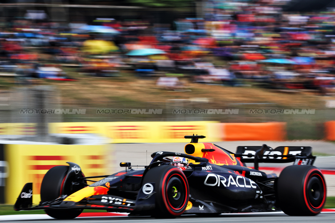 GP SPAGNA, Max Verstappen (NLD) Red Bull Racing RB19.

03.06.2023. Formula 1 World Championship, Rd 8, Spanish Grand Prix, Barcelona, Spain, Qualifiche Day.

- www.xpbimages.com, EMail: requests@xpbimages.com ¬© Copyright: Batchelor / XPB Images