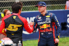 GP SPAGNA, (L to R): Second placed Carlos Sainz Jr (ESP) Ferrari congratulates pole sitter Max Verstappen (NLD) Red Bull Racing in qualifying parc ferme.
03.06.2023. Formula 1 World Championship, Rd 8, Spanish Grand Prix, Barcelona, Spain, Qualifiche Day.
- www.xpbimages.com, EMail: requests@xpbimages.com ¬© Copyright: Batchelor / XPB Images
