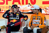 GP SPAGNA, (L to R): Max Verstappen (NLD) Red Bull Racing e Carlos Sainz Jr (ESP) Ferrari in the post qualifying FIA Press Conference.
03.06.2023. Formula 1 World Championship, Rd 8, Spanish Grand Prix, Barcelona, Spain, Qualifiche Day.
- www.xpbimages.com, EMail: requests@xpbimages.com ¬© Copyright: XPB Images