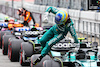 GP SPAGNA, Fernando Alonso (ESP) Aston Martin F1 Team AMR23 in qualifying parc ferme.
03.06.2023. Formula 1 World Championship, Rd 8, Spanish Grand Prix, Barcelona, Spain, Qualifiche Day.
 - www.xpbimages.com, EMail: requests@xpbimages.com ¬© Copyright: Coates / XPB Images