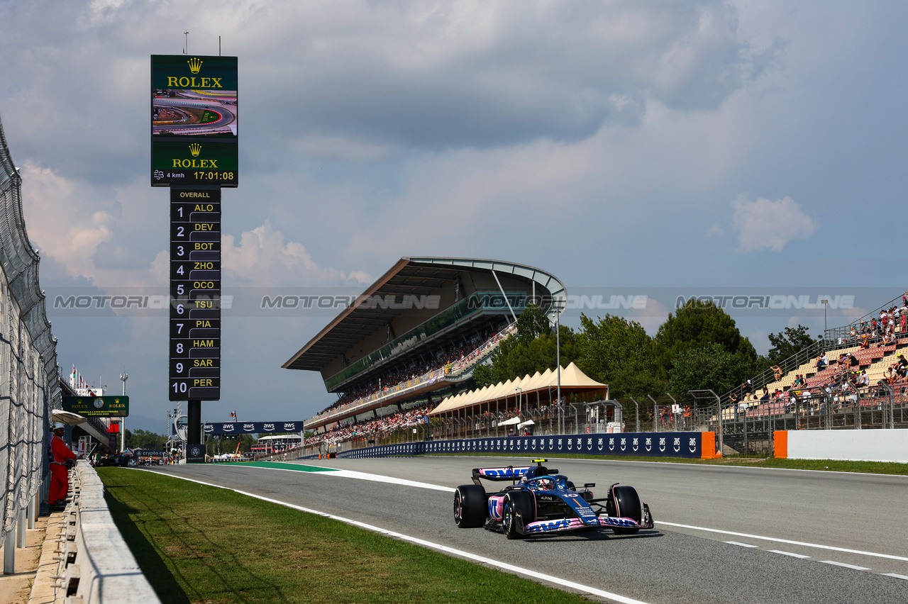 GP SPAGNA, Pierre Gasly (FRA), Alpine F1 Team 
02.06.2023 Formula 1 World Championship, Rd 8, Spanish Grand Prix, Barcelona, Spain, Practice Day.
- www.xpbimages.com, EMail: requests@xpbimages.com ¬© Copyright: Charniaux / XPB Images