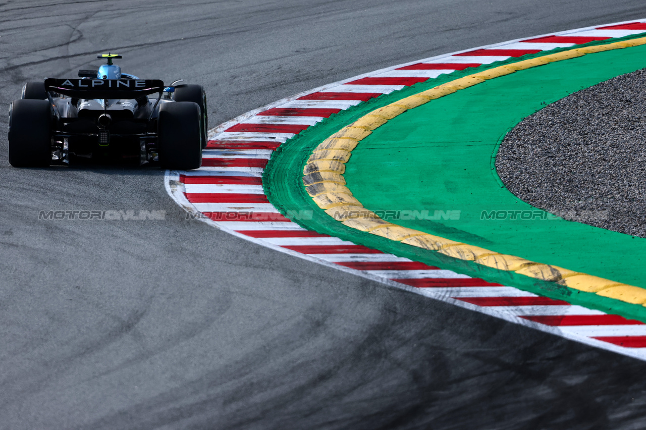 GP SPAGNA, Pierre Gasly (FRA), Alpine F1 Team 
02.06.2023 Formula 1 World Championship, Rd 8, Spanish Grand Prix, Barcelona, Spain, Practice Day.
- www.xpbimages.com, EMail: requests@xpbimages.com ¬© Copyright: Charniaux / XPB Images