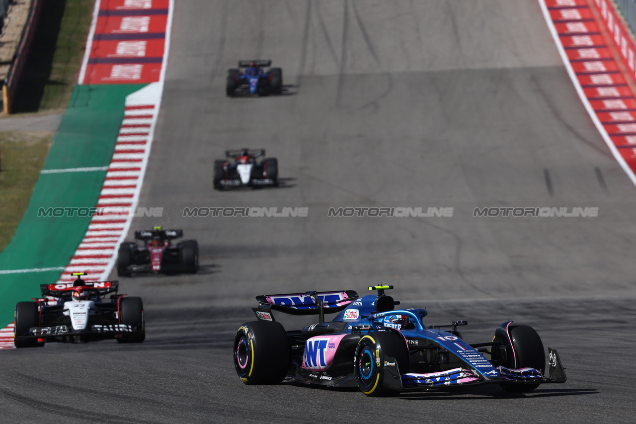 GP STATI UNITI, Pierre Gasly (FRA) Alpine F1 Team A523.

22.10.2023. Formula 1 World Championship, Rd 19, United States Grand Prix, Austin, Texas, USA, Gara Day.

- www.xpbimages.com, EMail: requests@xpbimages.com © Copyright: Batchelor / XPB Images