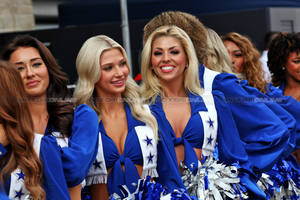 GP STATI UNITI, Dallas Cowboys Cheerleaders.

22.10.2023. Formula 1 World Championship, Rd 19, United States Grand Prix, Austin, Texas, USA, Gara Day.

- www.xpbimages.com, EMail: requests@xpbimages.com © Copyright: Moy / XPB Images