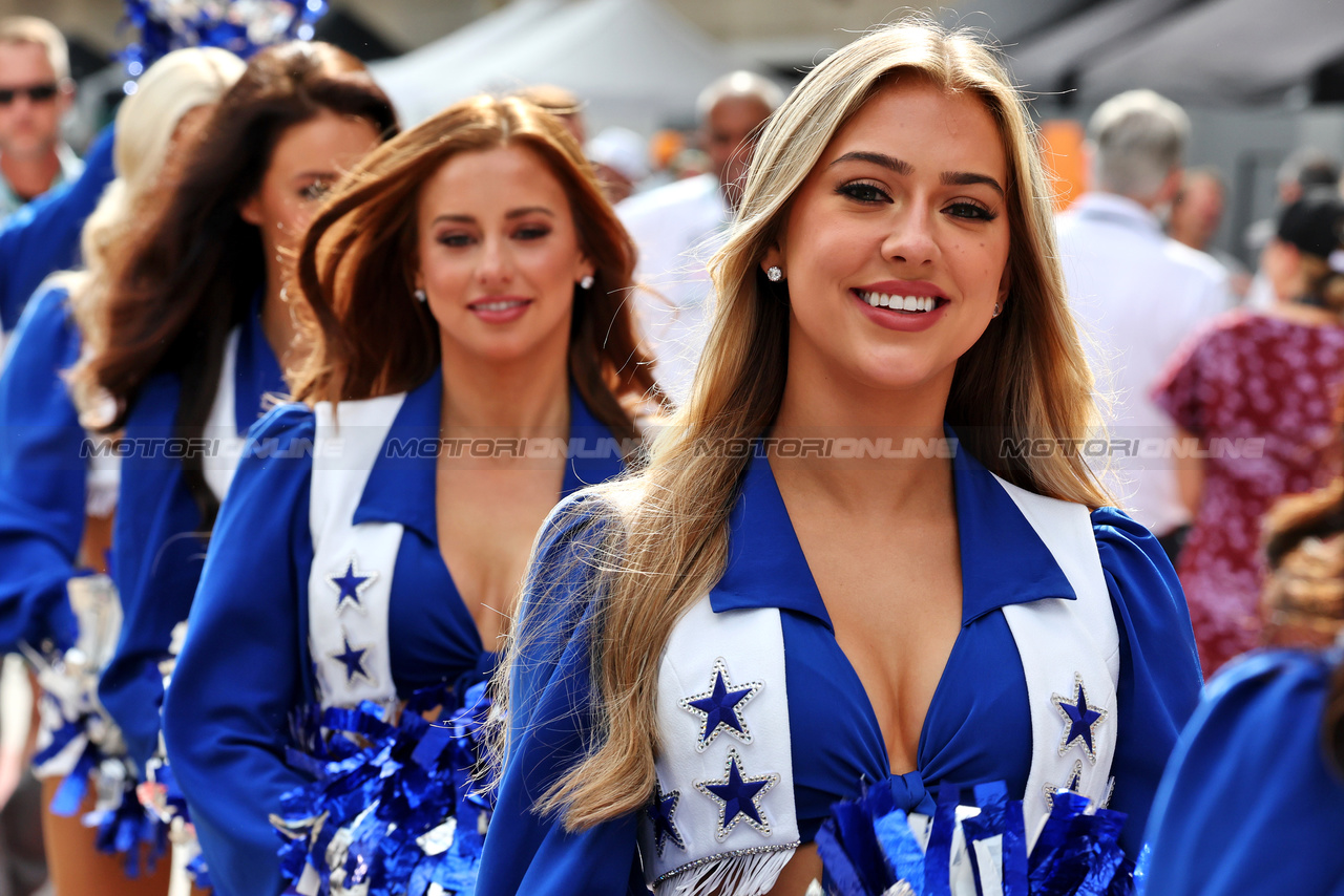 GP STATI UNITI, Dallas Cowboys Cheerleaders.

22.10.2023. Formula 1 World Championship, Rd 19, United States Grand Prix, Austin, Texas, USA, Gara Day.

- www.xpbimages.com, EMail: requests@xpbimages.com © Copyright: Moy / XPB Images