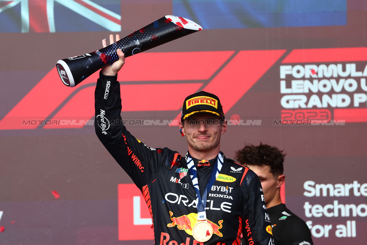GP STATI UNITI, 1st place Max Verstappen (NLD) Red Bull Racing.
22.10.2023. Formula 1 World Championship, Rd 19, United States Grand Prix, Austin, Texas, USA, Gara Day.
- www.xpbimages.com, EMail: requests@xpbimages.com © Copyright: Batchelor / XPB Images