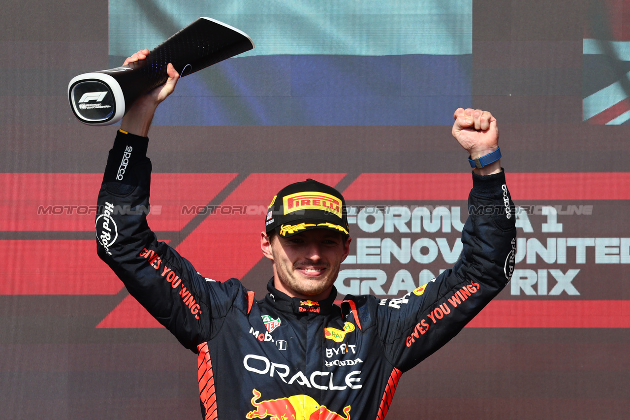 GP STATI UNITI, 1st place Max Verstappen (NLD) Red Bull Racing RB19.
22.10.2023. Formula 1 World Championship, Rd 19, United States Grand Prix, Austin, Texas, USA, Gara Day.
- www.xpbimages.com, EMail: requests@xpbimages.com © Copyright: Batchelor / XPB Images
