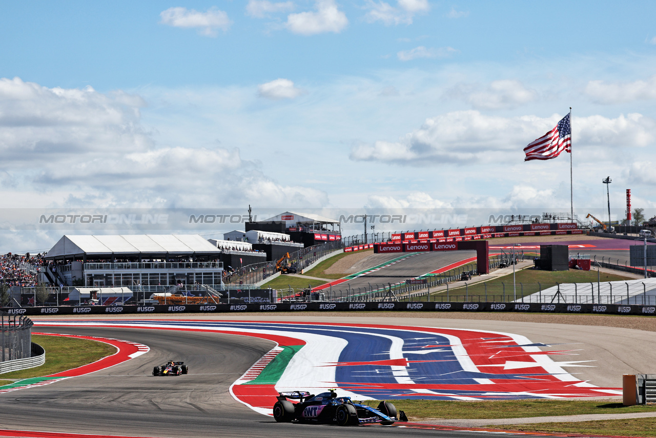GP STATI UNITI, Pierre Gasly (FRA) Alpine F1 Team A523.

22.10.2023. Formula 1 World Championship, Rd 19, United States Grand Prix, Austin, Texas, USA, Gara Day.

- www.xpbimages.com, EMail: requests@xpbimages.com © Copyright: Moy / XPB Images