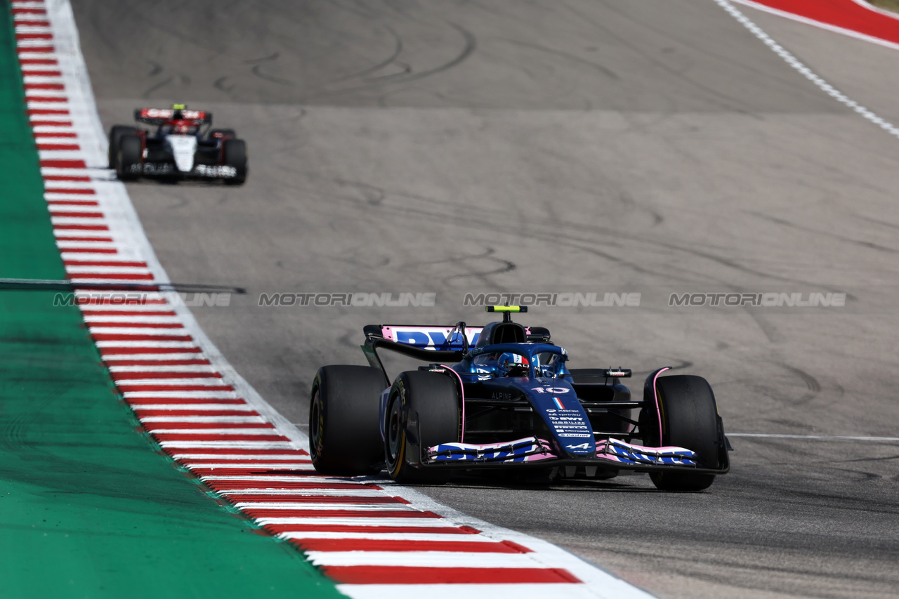 GP STATI UNITI, Pierre Gasly (FRA) Alpine F1 Team A523.

22.10.2023. Formula 1 World Championship, Rd 19, United States Grand Prix, Austin, Texas, USA, Gara Day.

- www.xpbimages.com, EMail: requests@xpbimages.com © Copyright: Moy / XPB Images