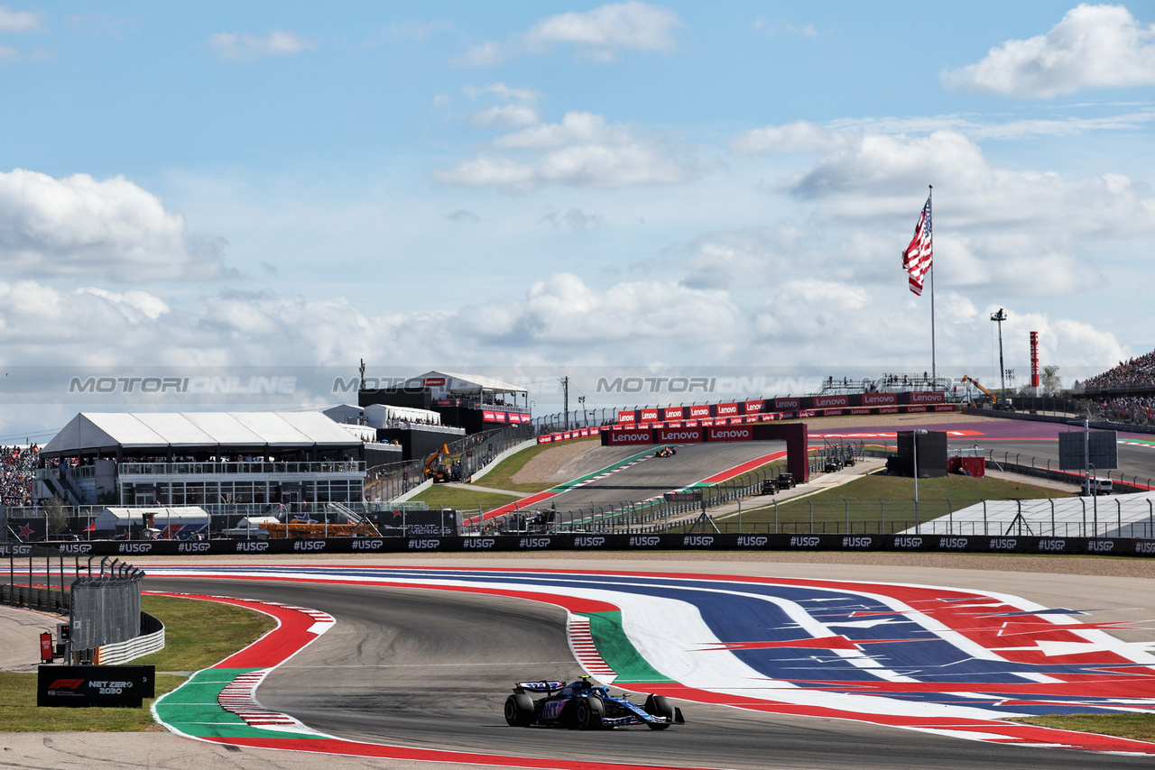 GP STATI UNITI, Pierre Gasly (FRA) Alpine F1 Team A523.

22.10.2023. Formula 1 World Championship, Rd 19, United States Grand Prix, Austin, Texas, USA, Gara Day.

- www.xpbimages.com, EMail: requests@xpbimages.com © Copyright: Moy / XPB Images