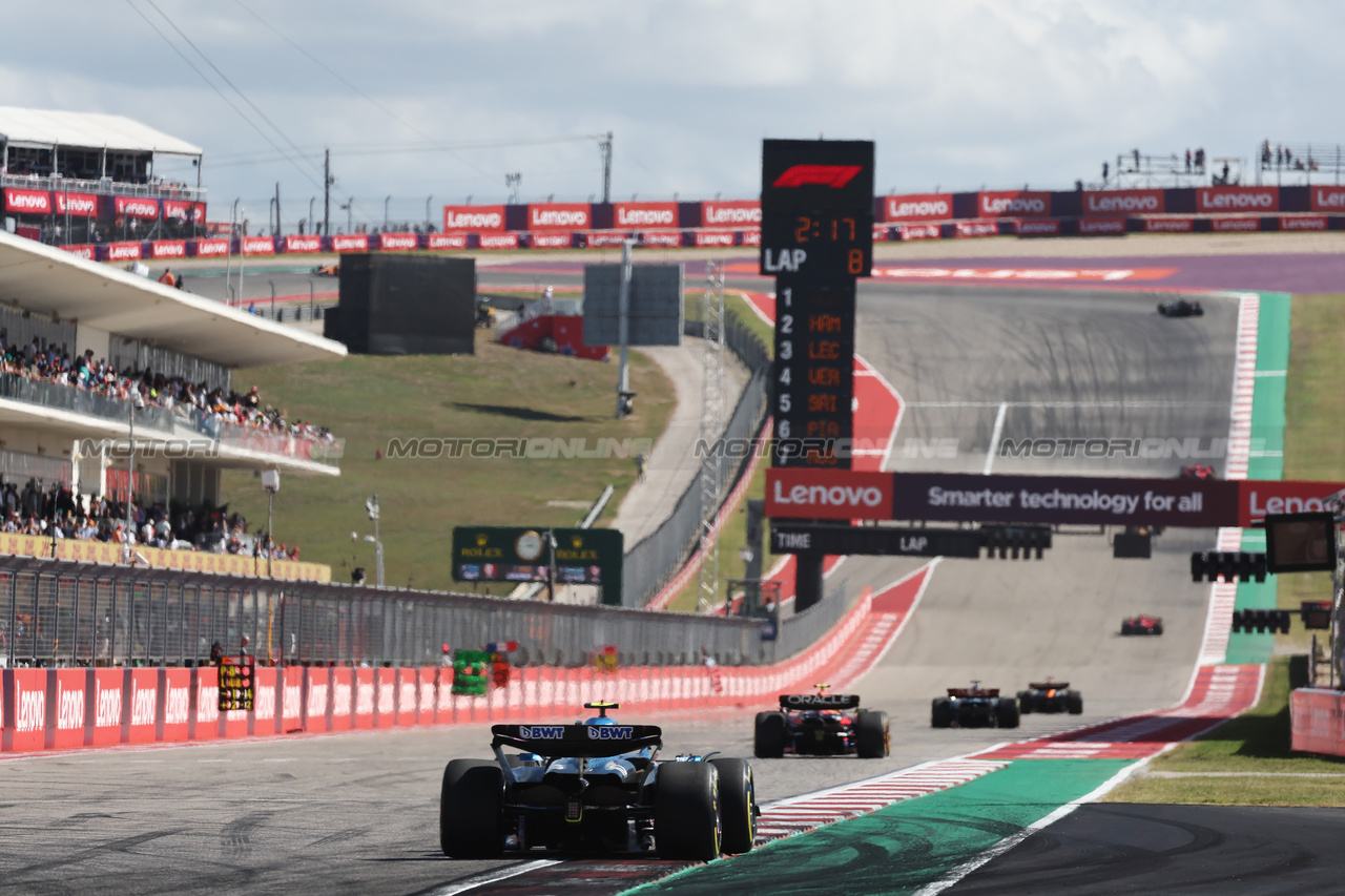 GP STATI UNITI, Pierre Gasly (FRA) Alpine F1 Team A523.

22.10.2023. Formula 1 World Championship, Rd 19, United States Grand Prix, Austin, Texas, USA, Gara Day.

- www.xpbimages.com, EMail: requests@xpbimages.com © Copyright: Moy / XPB Images
