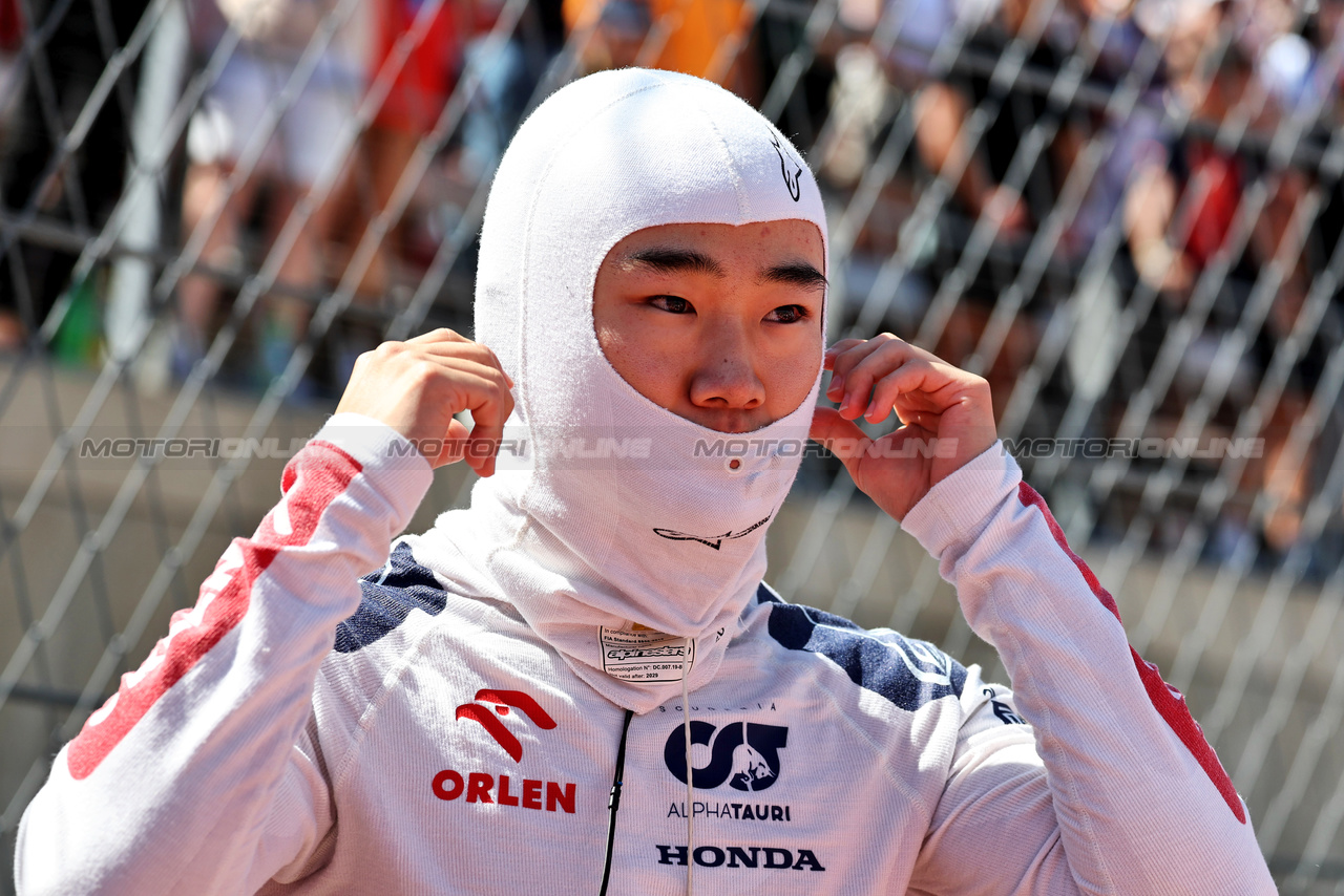 GP STATI UNITI, Yuki Tsunoda (JPN) AlphaTauri on the grid.

22.10.2023. Formula 1 World Championship, Rd 19, United States Grand Prix, Austin, Texas, USA, Gara Day.

- www.xpbimages.com, EMail: requests@xpbimages.com © Copyright: Moy / XPB Images