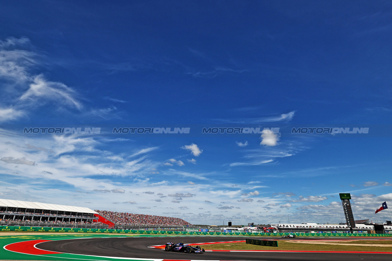 GP STATI UNITI, Pierre Gasly (FRA) Alpine F1 Team A523.

22.10.2023. Formula 1 World Championship, Rd 19, United States Grand Prix, Austin, Texas, USA, Gara Day.

 - www.xpbimages.com, EMail: requests@xpbimages.com © Copyright: Coates / XPB Images
