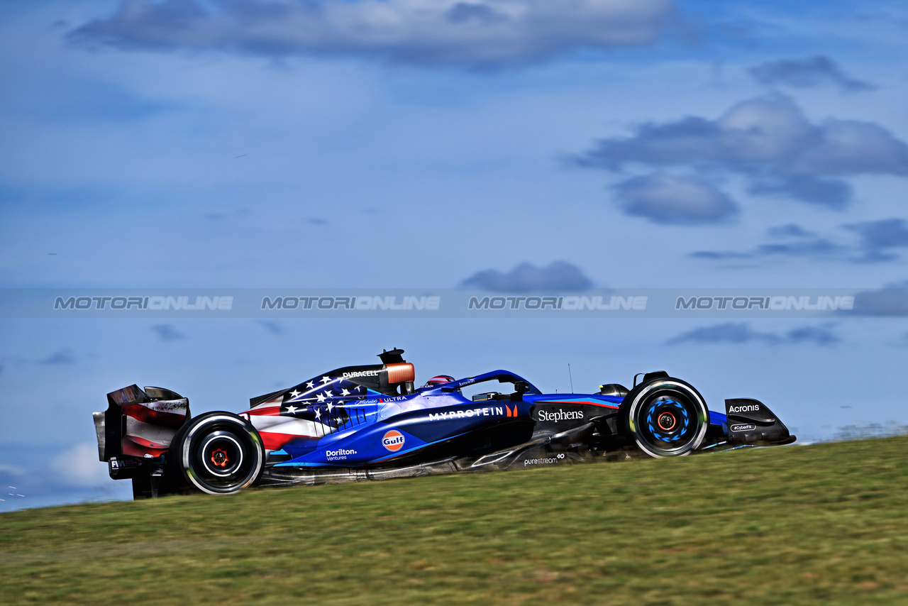GP STATI UNITI, Alexander Albon (THA) Williams Racing FW45.

22.10.2023. Formula 1 World Championship, Rd 19, United States Grand Prix, Austin, Texas, USA, Gara Day.

- www.xpbimages.com, EMail: requests@xpbimages.com © Copyright: Price / XPB Images