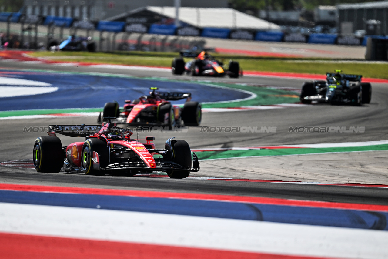 GP STATI UNITI, Charles Leclerc (MON) Ferrari SF-23.

22.10.2023. Formula 1 World Championship, Rd 19, United States Grand Prix, Austin, Texas, USA, Gara Day.

- www.xpbimages.com, EMail: requests@xpbimages.com © Copyright: Price / XPB Images