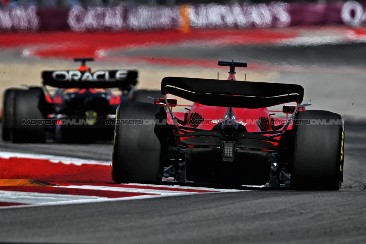 GP STATI UNITI, Charles Leclerc (MON) Ferrari SF-23.

22.10.2023. Formula 1 World Championship, Rd 19, United States Grand Prix, Austin, Texas, USA, Gara Day.

- www.xpbimages.com, EMail: requests@xpbimages.com © Copyright: Price / XPB Images