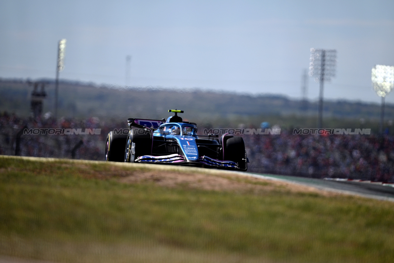 GP STATI UNITI, Pierre Gasly (FRA) Alpine F1 Team A523.

22.10.2023. Formula 1 World Championship, Rd 19, United States Grand Prix, Austin, Texas, USA, Gara Day.

- www.xpbimages.com, EMail: requests@xpbimages.com © Copyright: Price / XPB Images