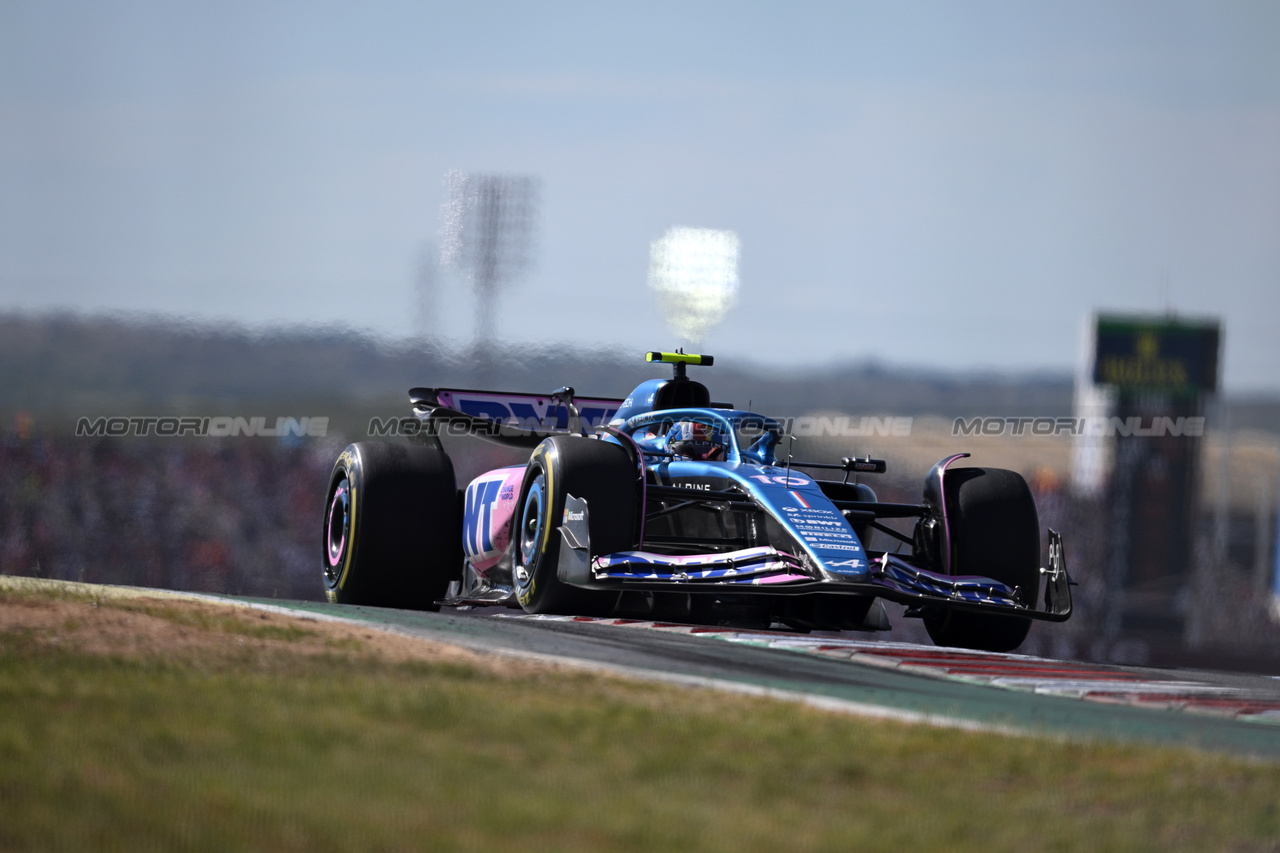 GP STATI UNITI, Pierre Gasly (FRA) Alpine F1 Team A523.

22.10.2023. Formula 1 World Championship, Rd 19, United States Grand Prix, Austin, Texas, USA, Gara Day.

- www.xpbimages.com, EMail: requests@xpbimages.com © Copyright: Price / XPB Images