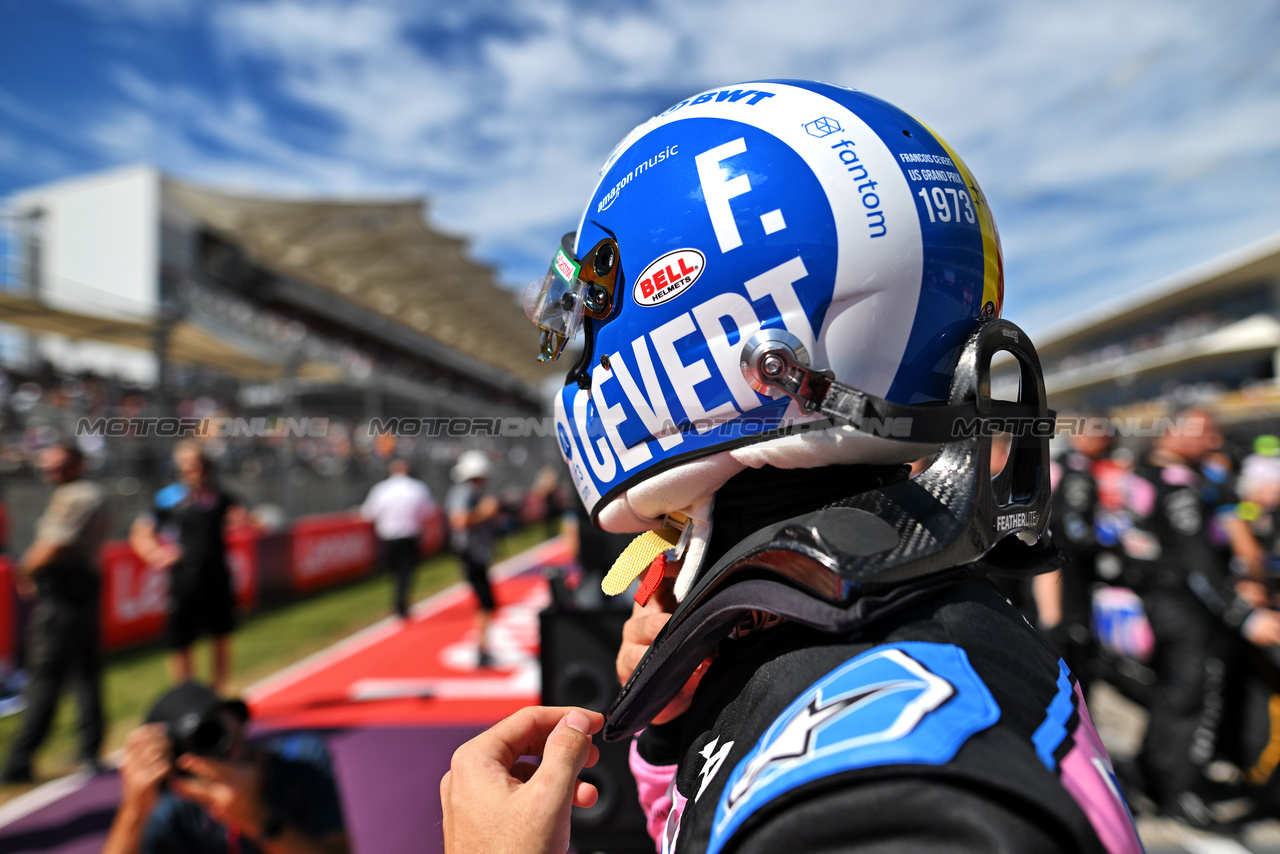 GP STATI UNITI, Pierre Gasly (FRA) Alpine F1 Team on the grid.

22.10.2023. Formula 1 World Championship, Rd 19, United States Grand Prix, Austin, Texas, USA, Gara Day.

- www.xpbimages.com, EMail: requests@xpbimages.com © Copyright: Price / XPB Images